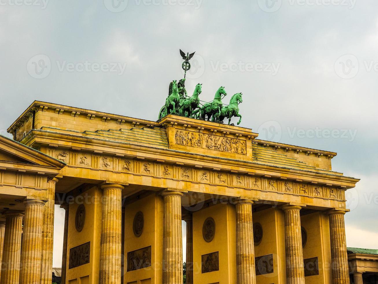 hdr brandenburger tor brandenburg gate em berlim foto