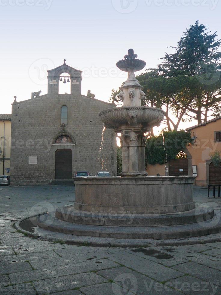 vista da cidade de viterbo foto