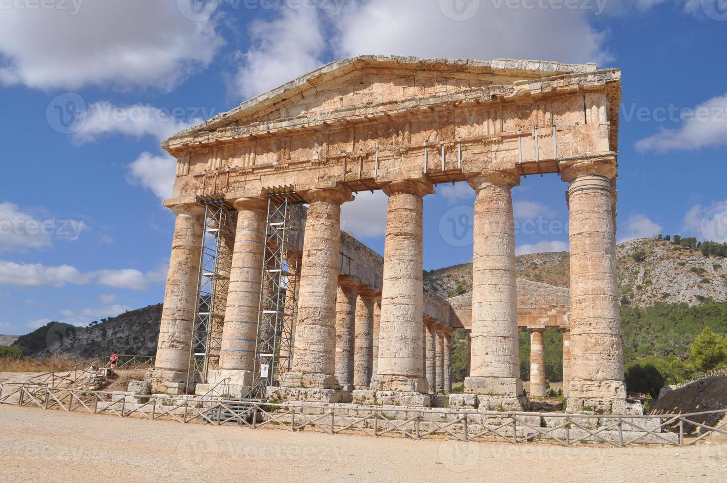 templo dórico em segesta foto