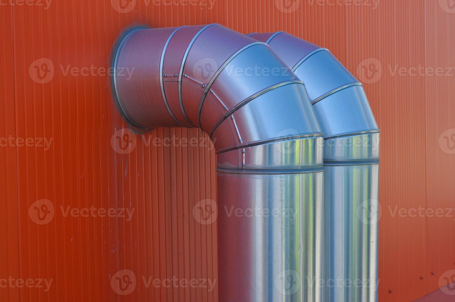 tubo de aço industrial foto