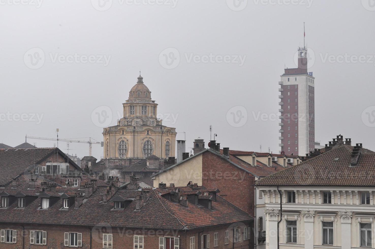 vista da cidade de turin foto