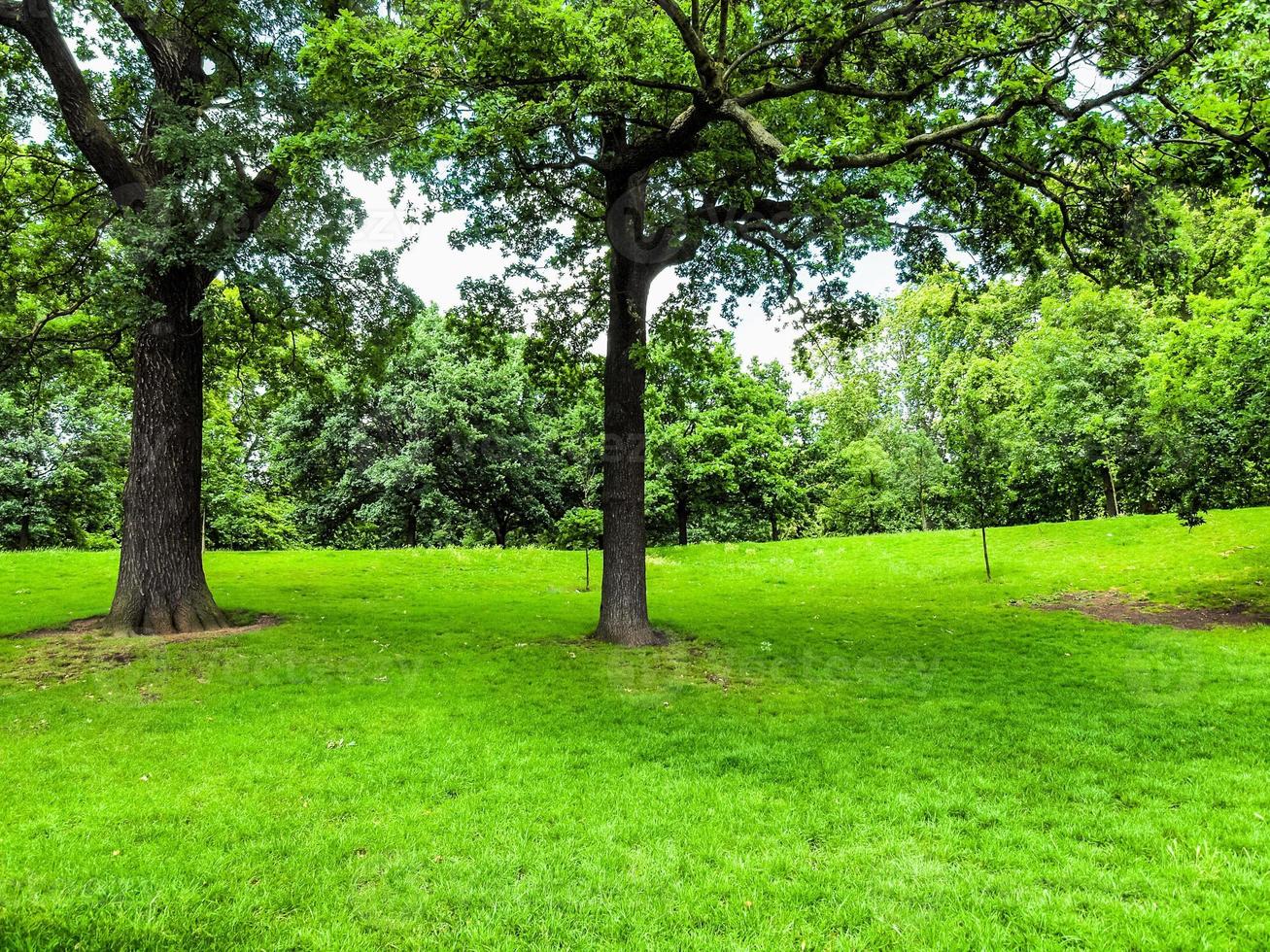 hdr kensington jardins londres foto