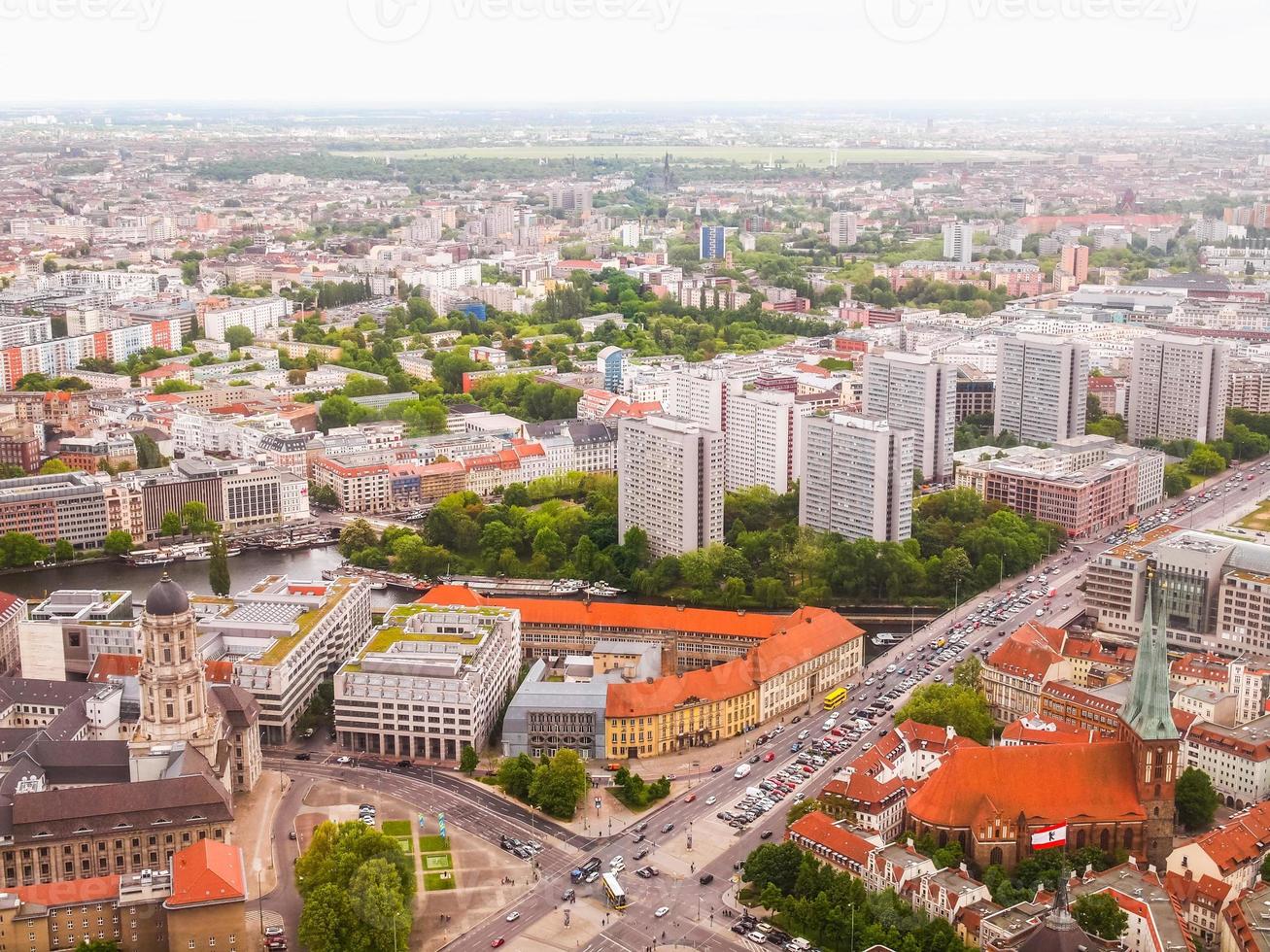 hdr berlim vista aérea foto