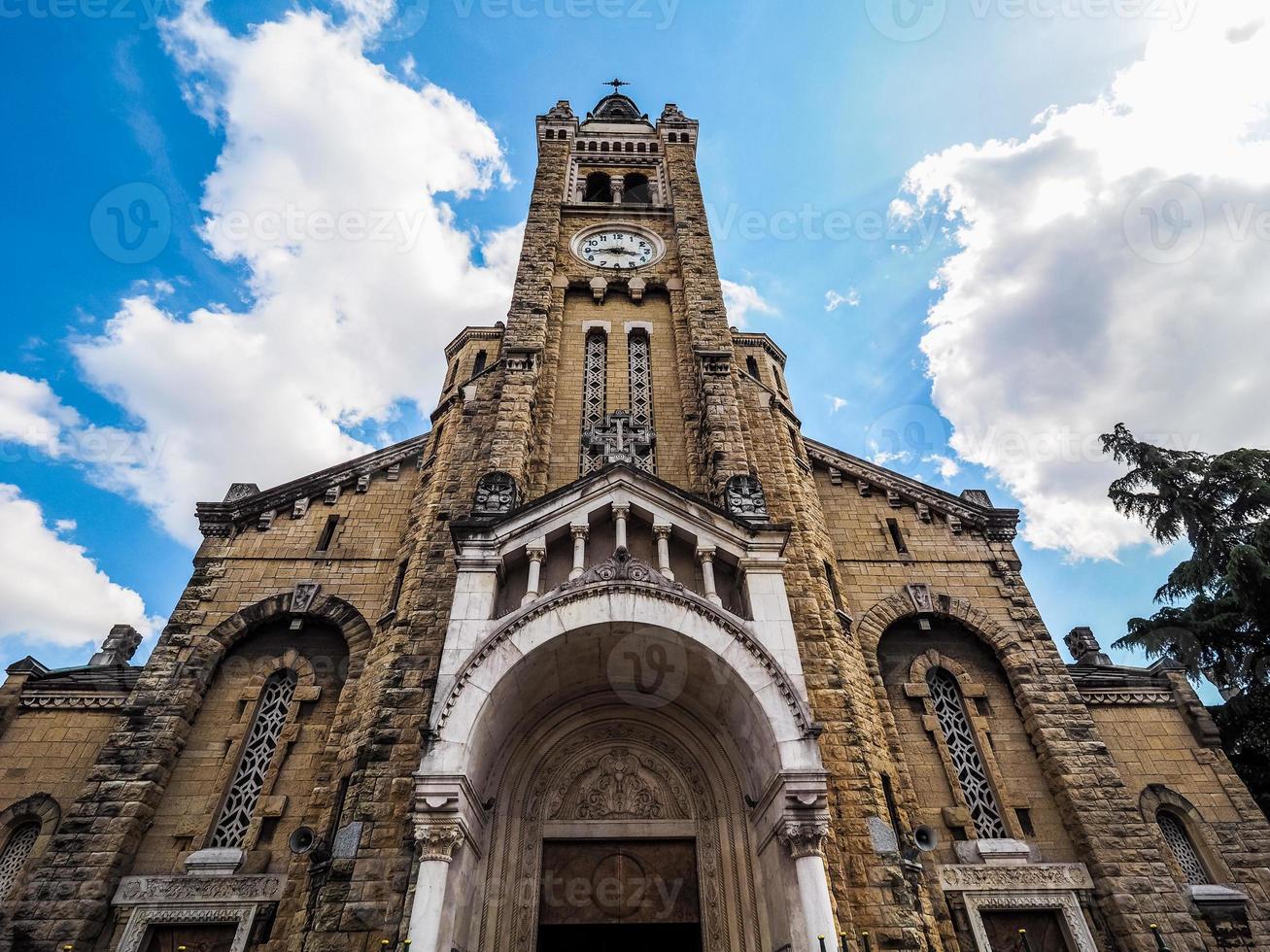 hdr igreja santa rita da cascia em turim foto