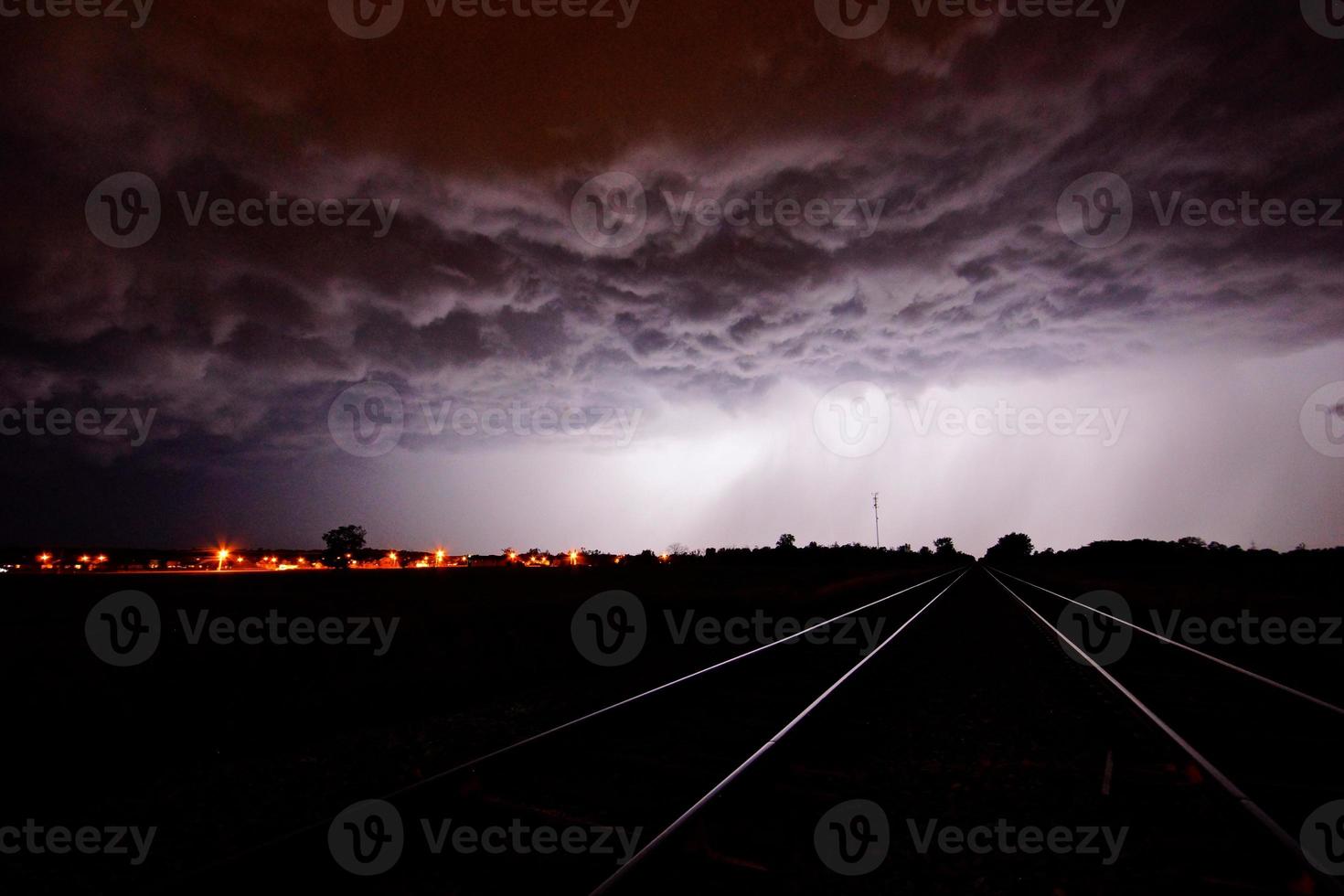 tempestade ferroviária foto