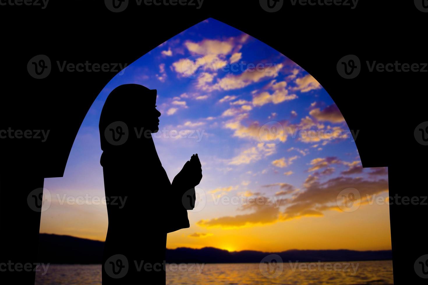 oração muçulmana foto