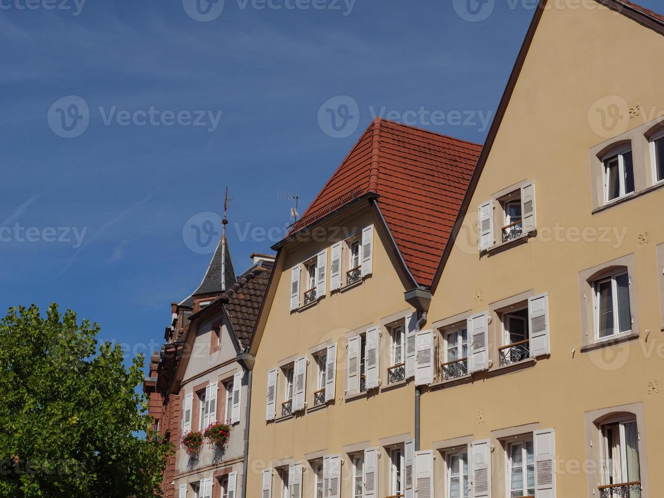 a cidade de wissembourg na frança foto