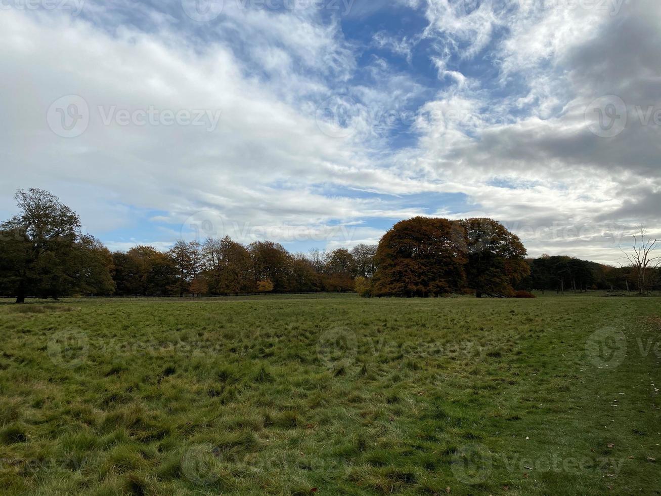 uma vista da zona rural de cheshire perto de knutsford no outono foto