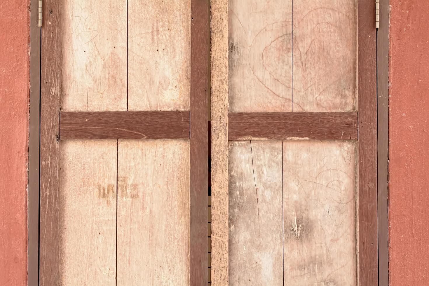 textura de janela de madeira foto