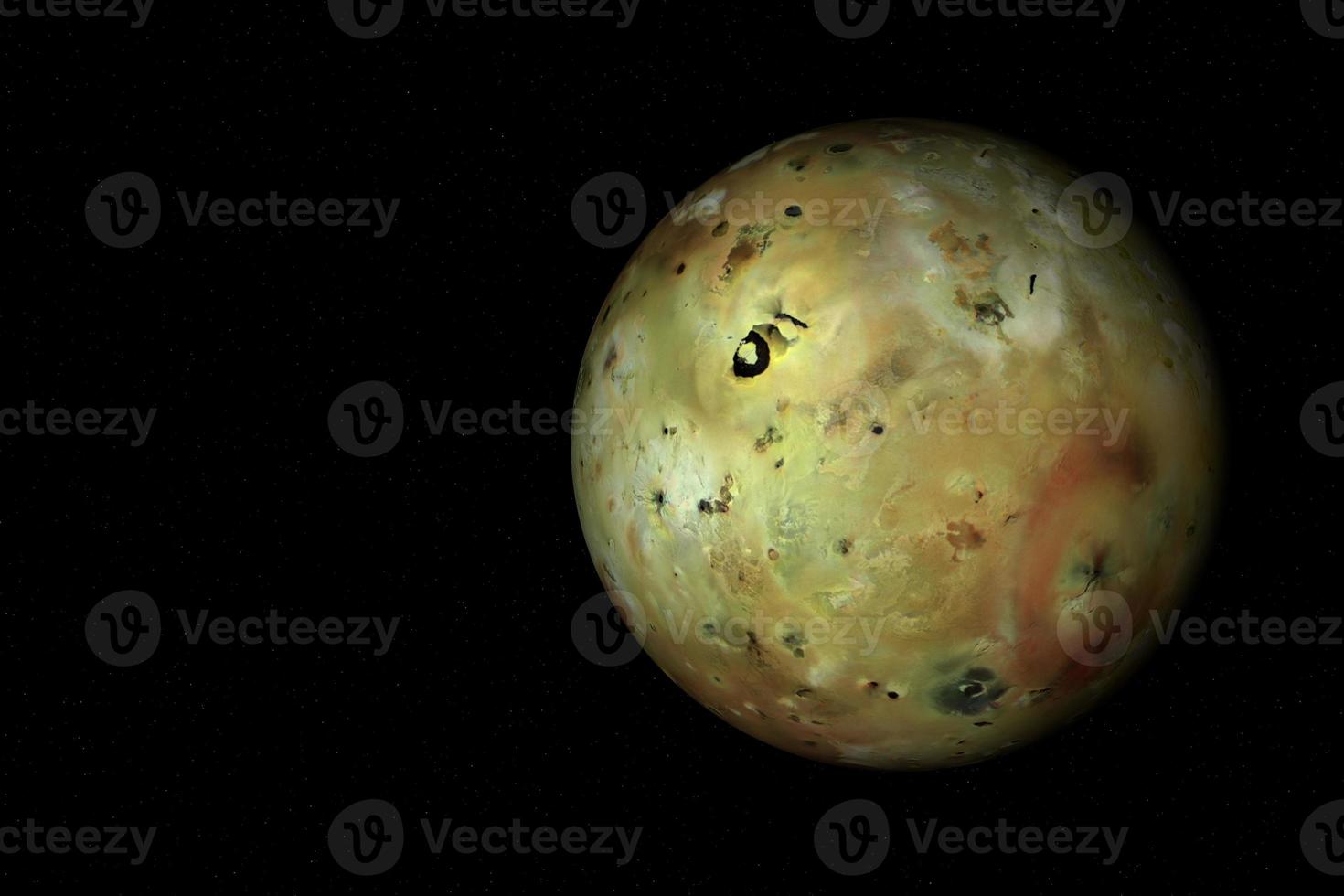 io, a lua de júpiter - sistema solar foto