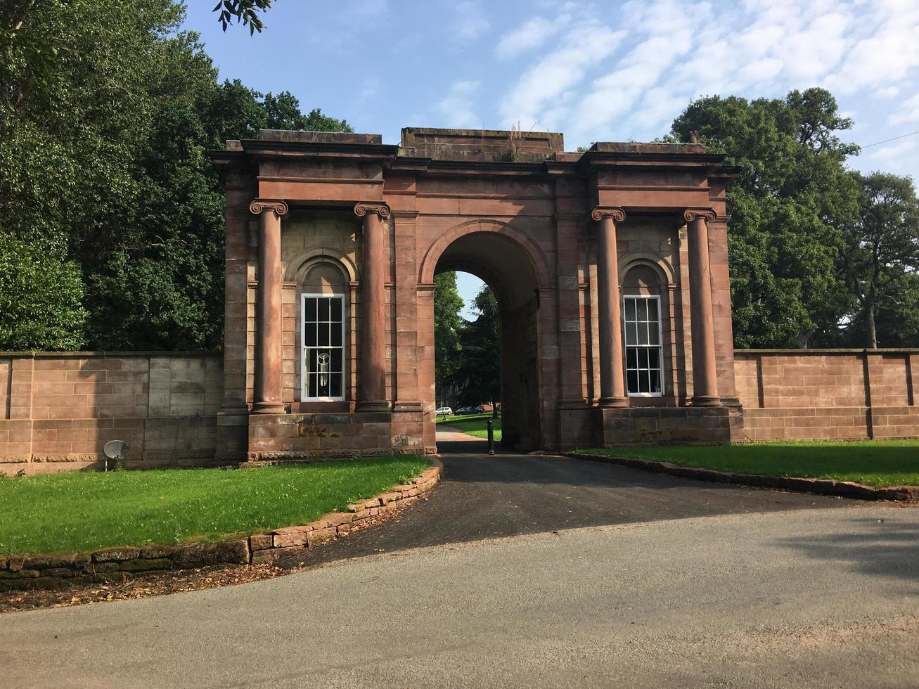 carden em cheshire no reino unido em junho de 2020 uma vista da zona rural de cheshire em carden foto