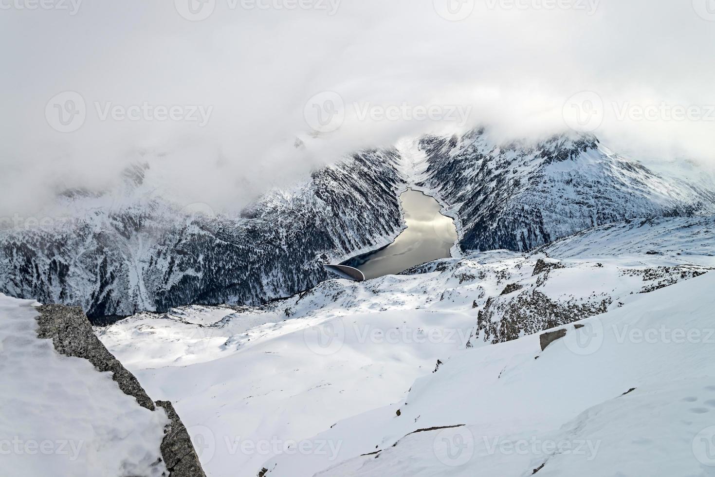 estação de esqui zillertal - tirol, áustria. foto