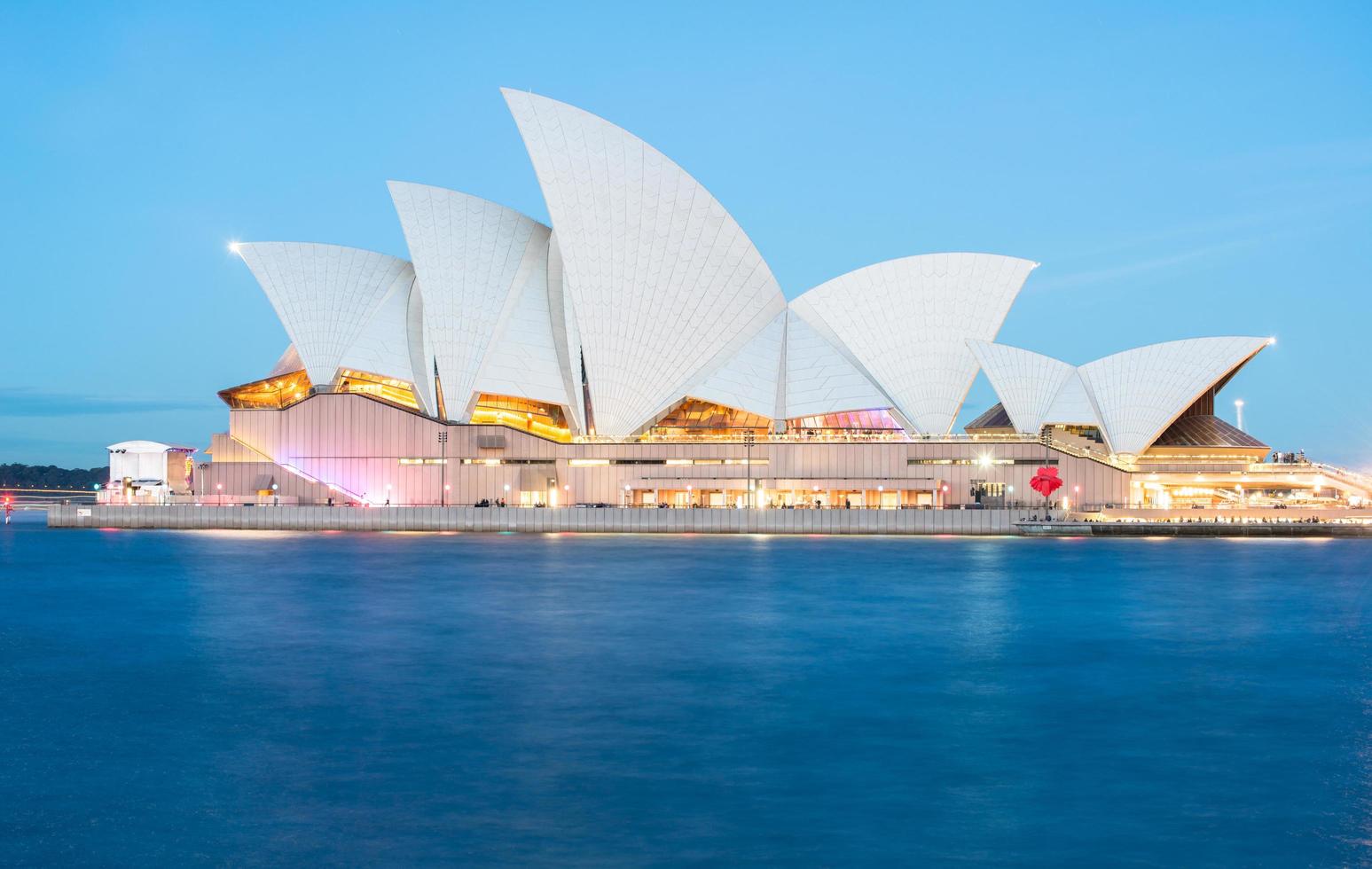 sydney, austrália - 29 de maio de 2015 - vívido festival de luz e som de sydney na sydney opera house, sydney 2015 foto