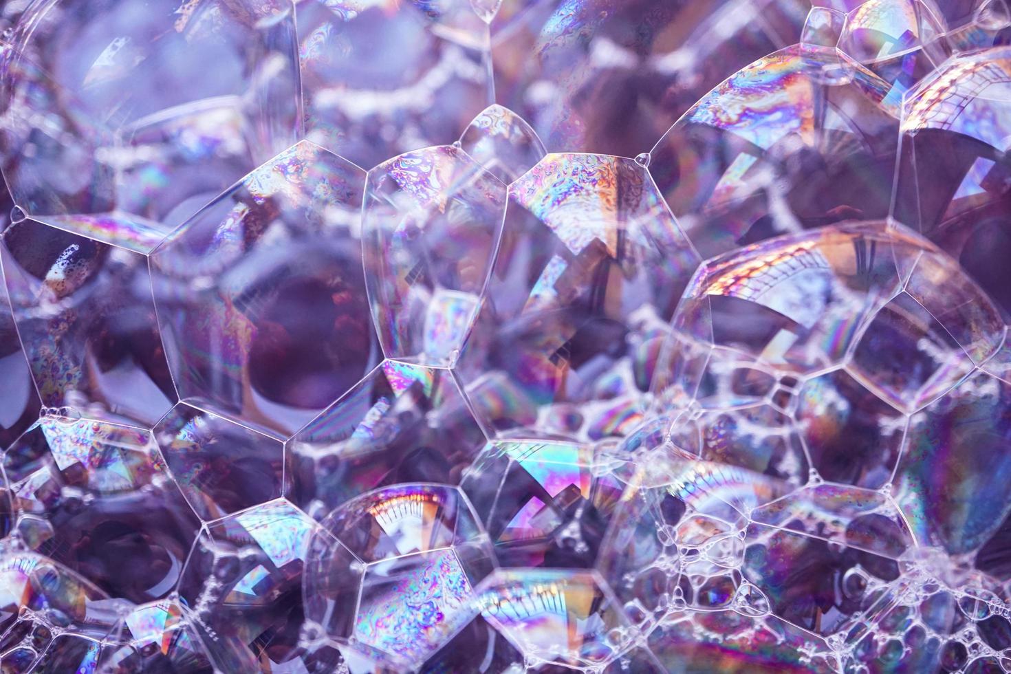 bolhas de sabão coloridas, abstrato foto