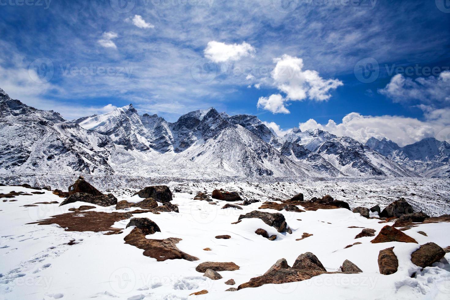 parque nacional sagarmatha, nepal himalaia foto