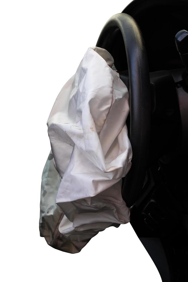 airbag com acidente. foto