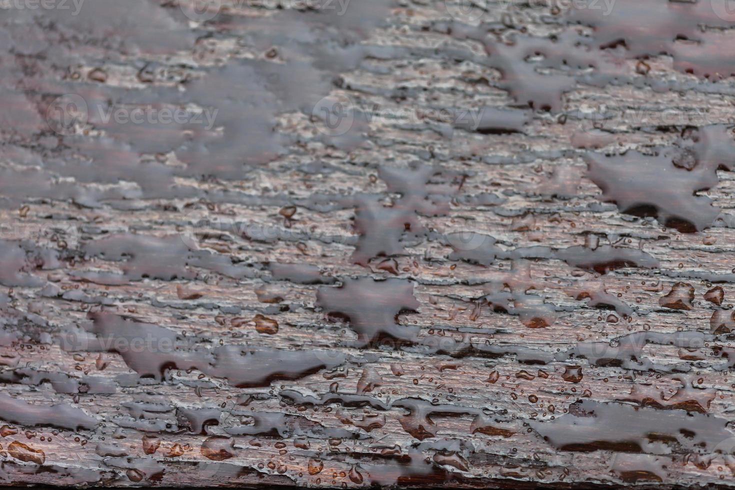 gota d'água no piso de madeira durante a chuva, abstrato foto