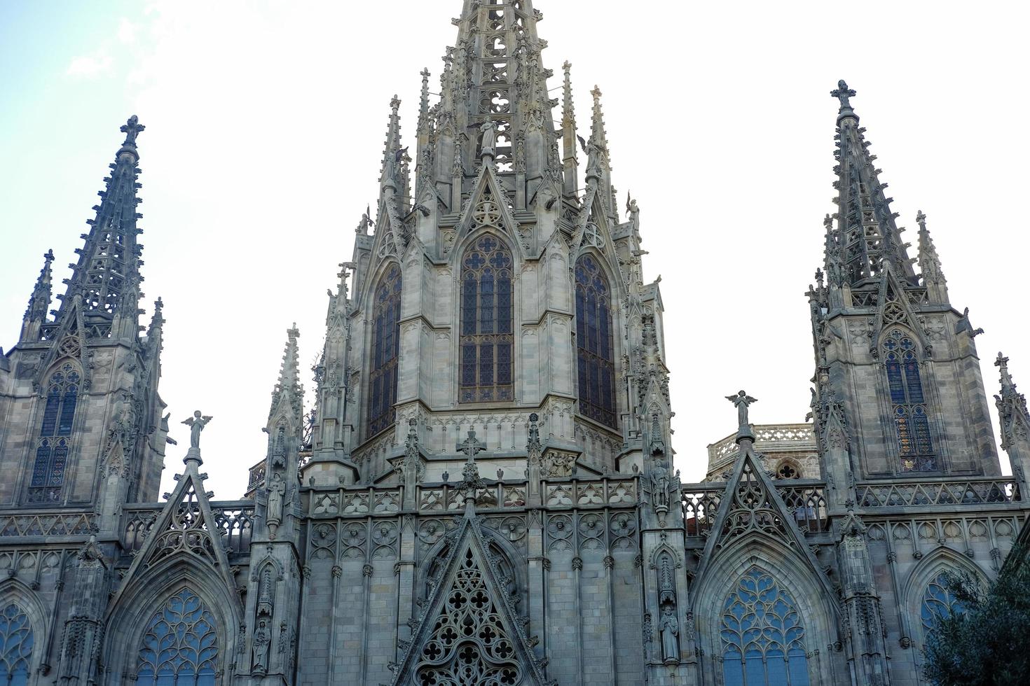 catedral de barcelona no bairro gótico, catalunha, espanha.16.11.2019 foto