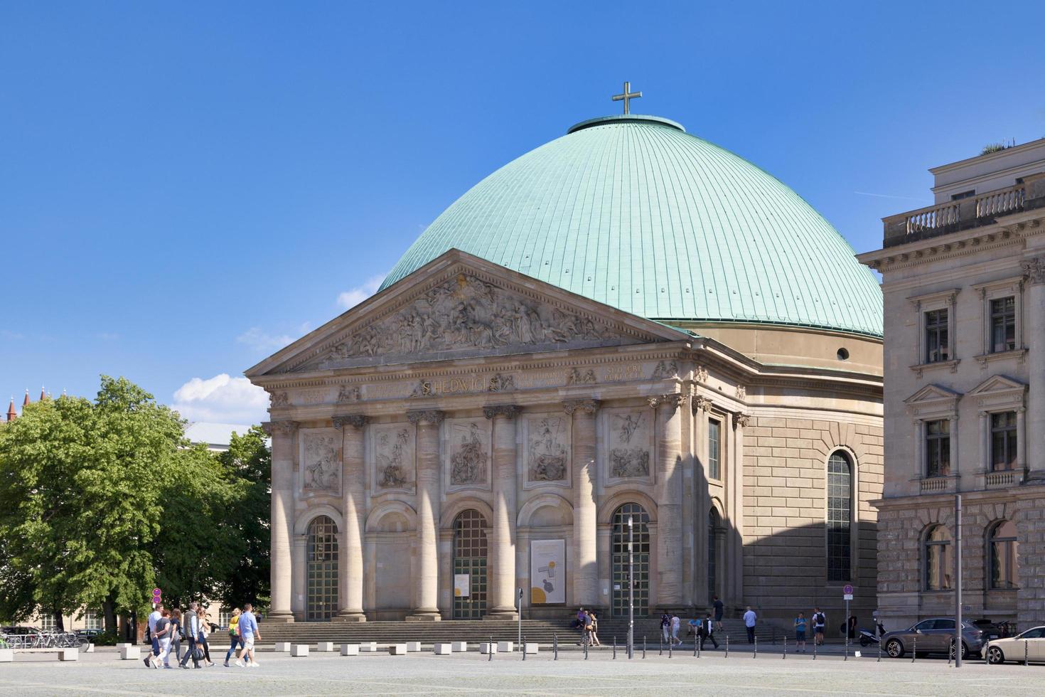 berlim, alemanha - 01 de junho de 2019 - st. Catedral de Edwiges foto