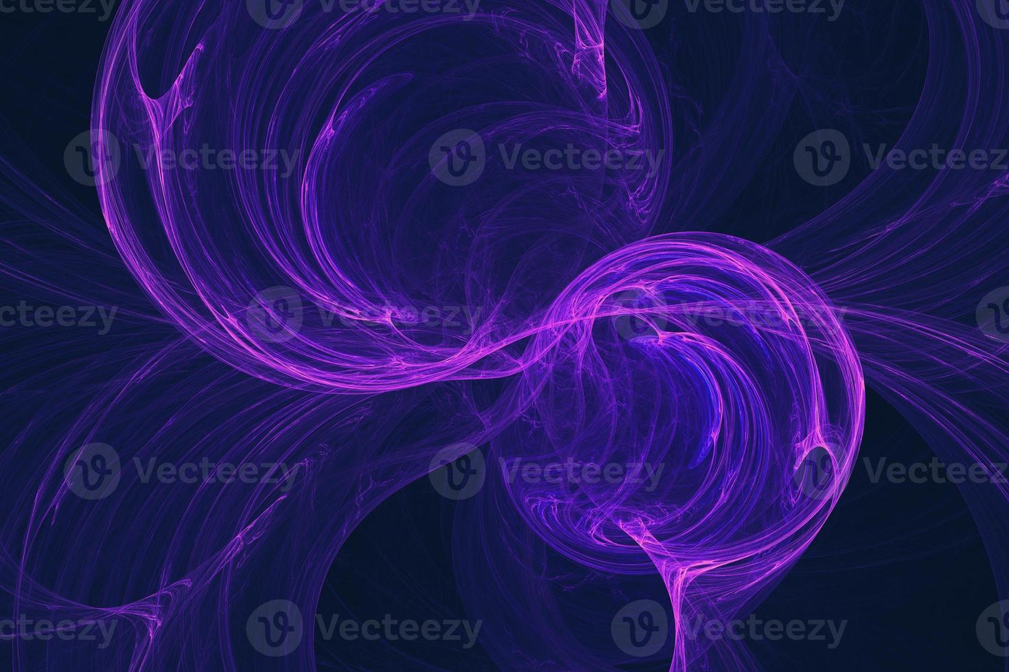 renderização dinâmica futurista em neon 3d. iluminação azul e roxa em fundo de movimento foto