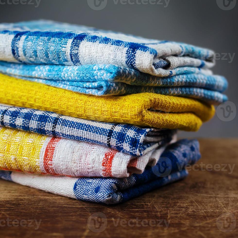 toalhas de cozinha foto