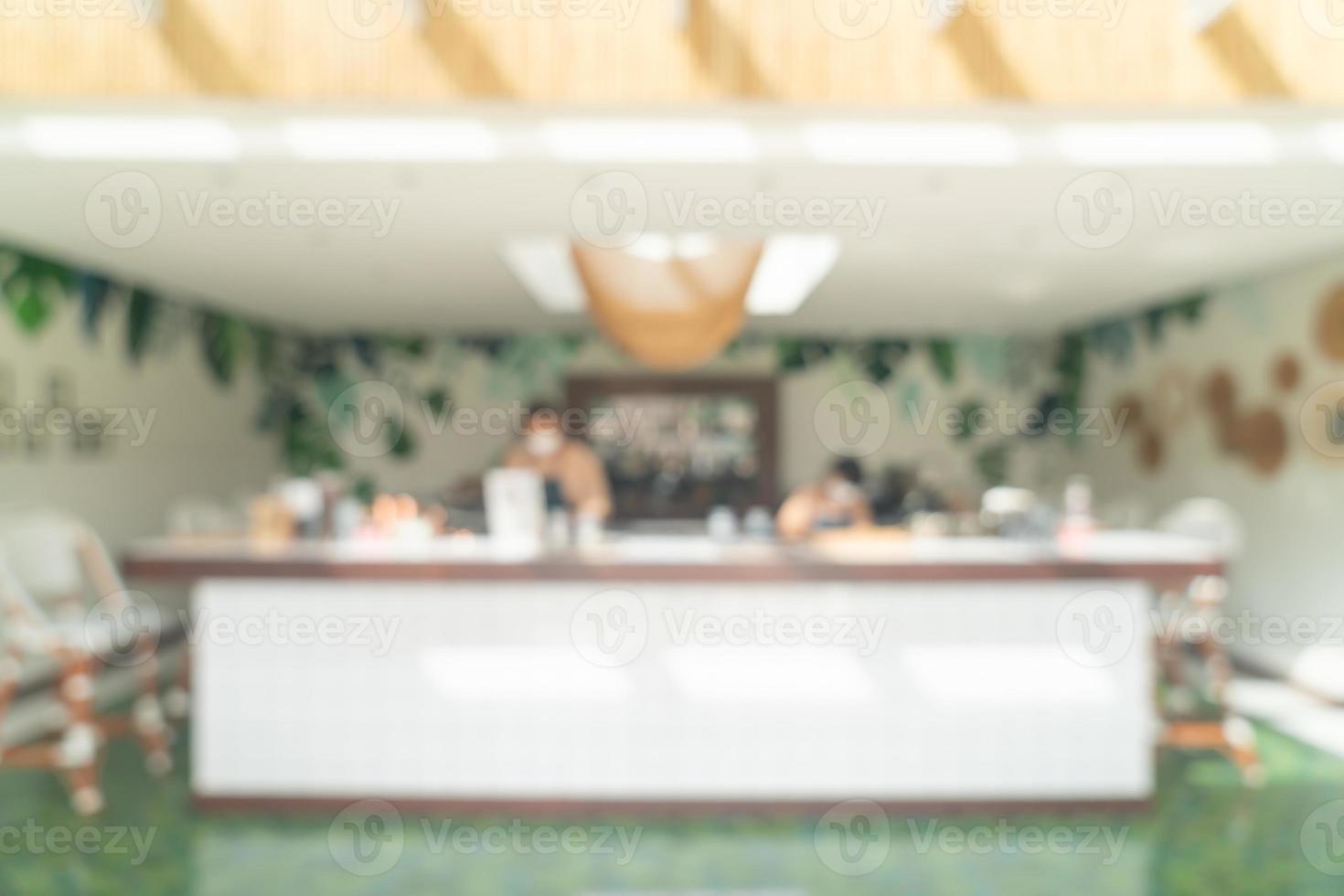 borrão abstrato café café e restaurante para segundo plano foto