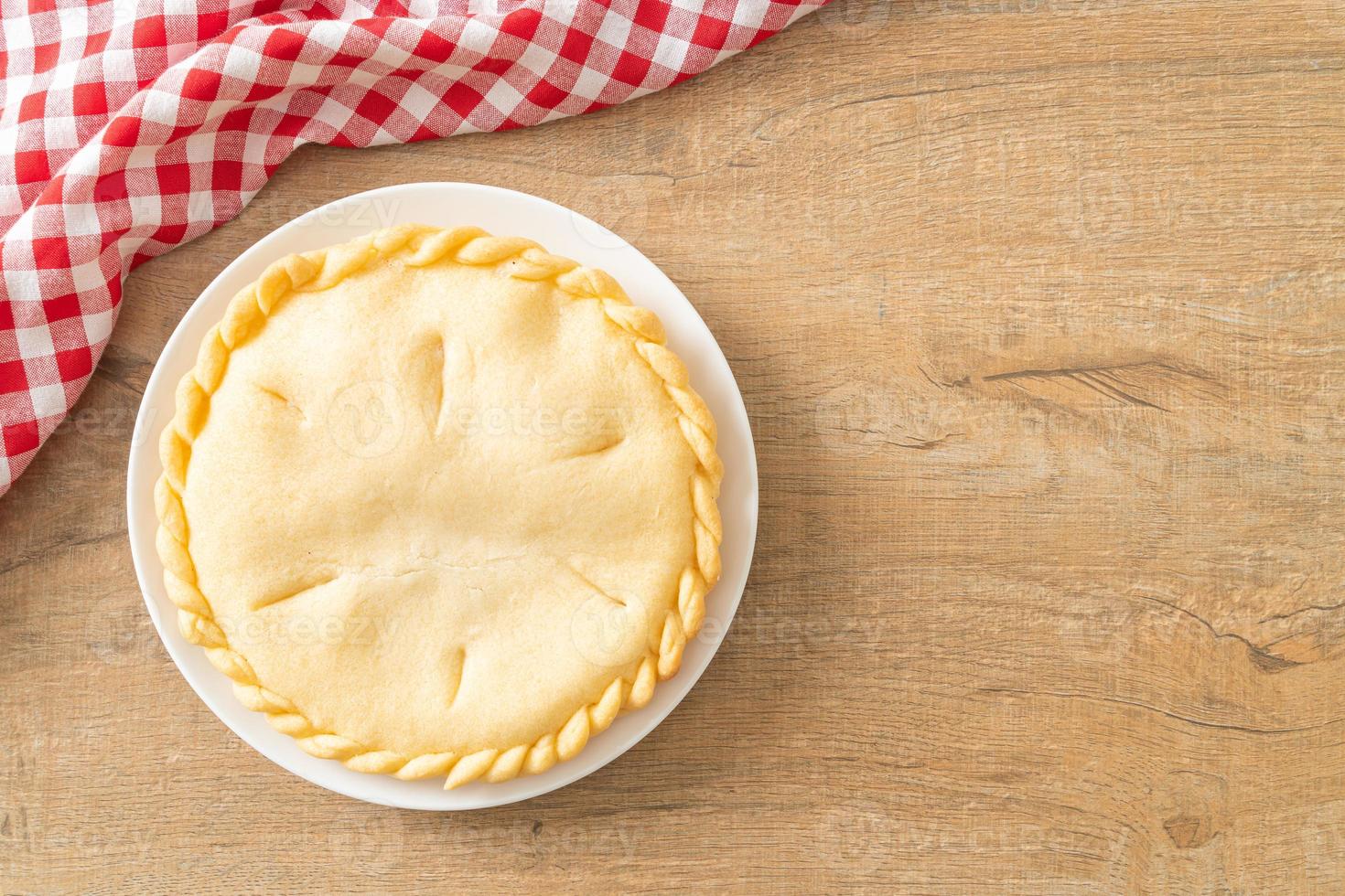 torta de palmeira no prato foto