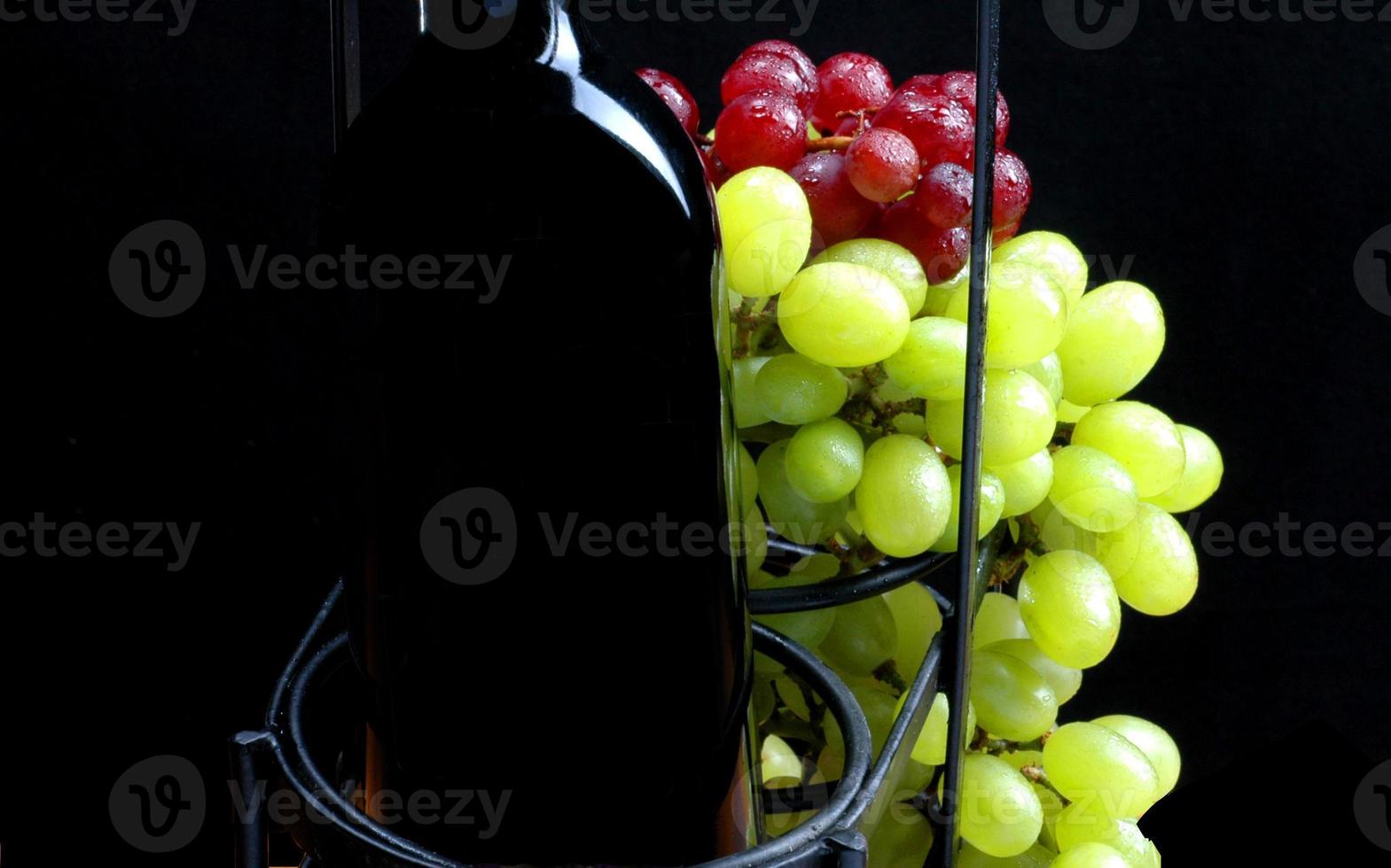 vinho e uvas foto