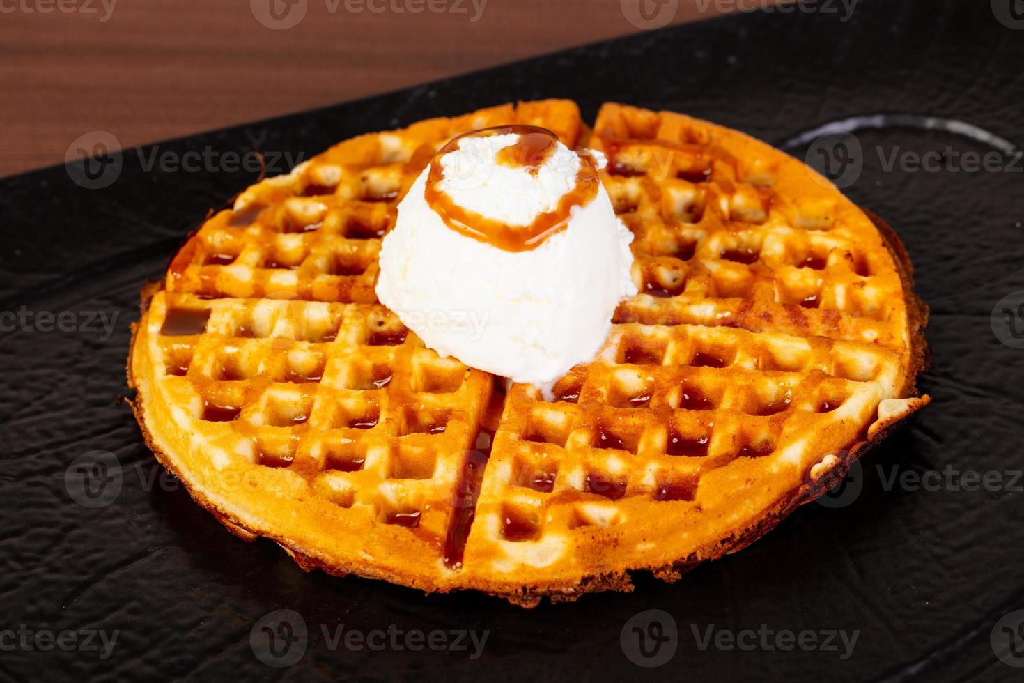 waffles vienenses com syrope foto