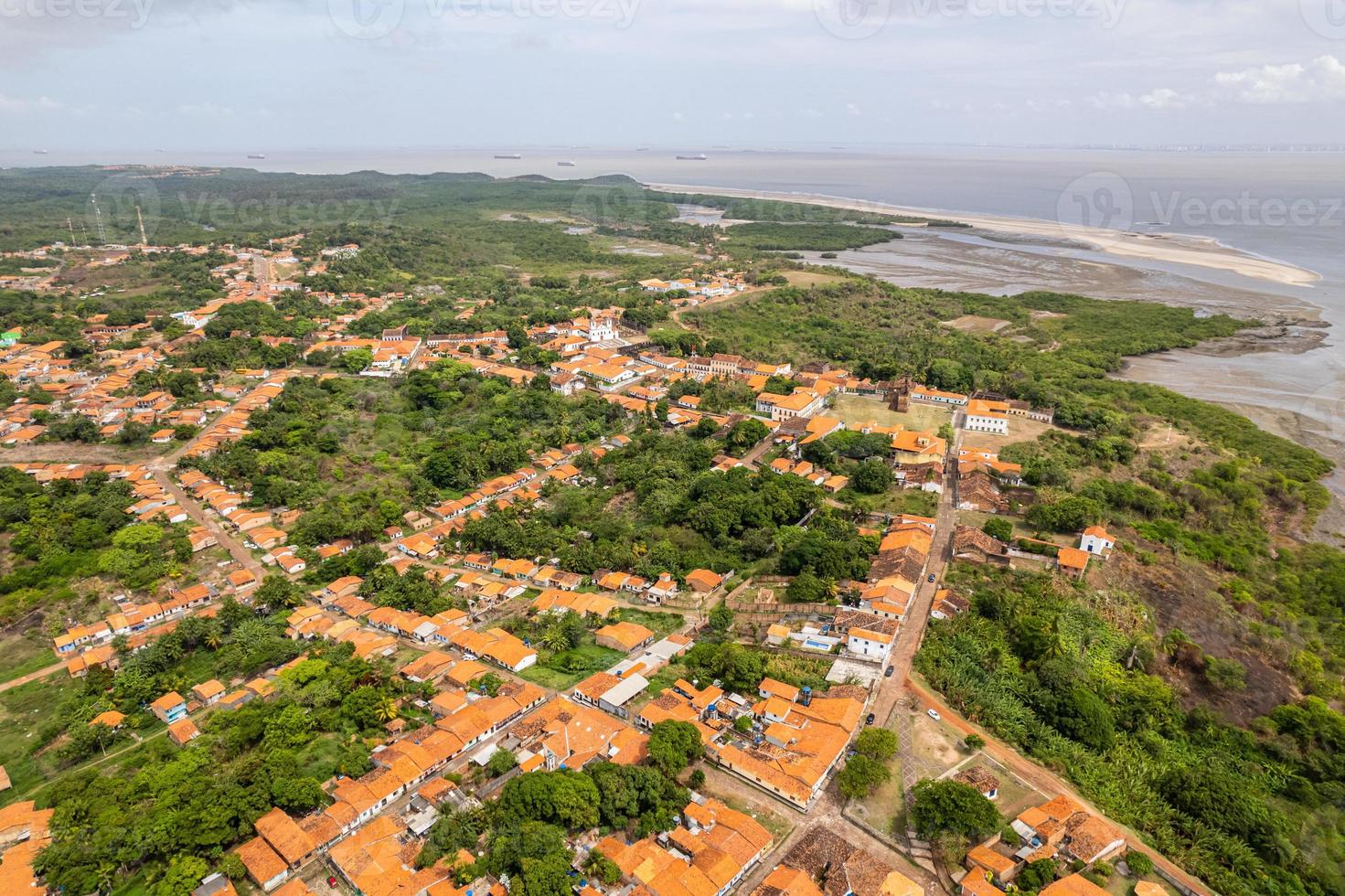 vista aérea de alcântara foto