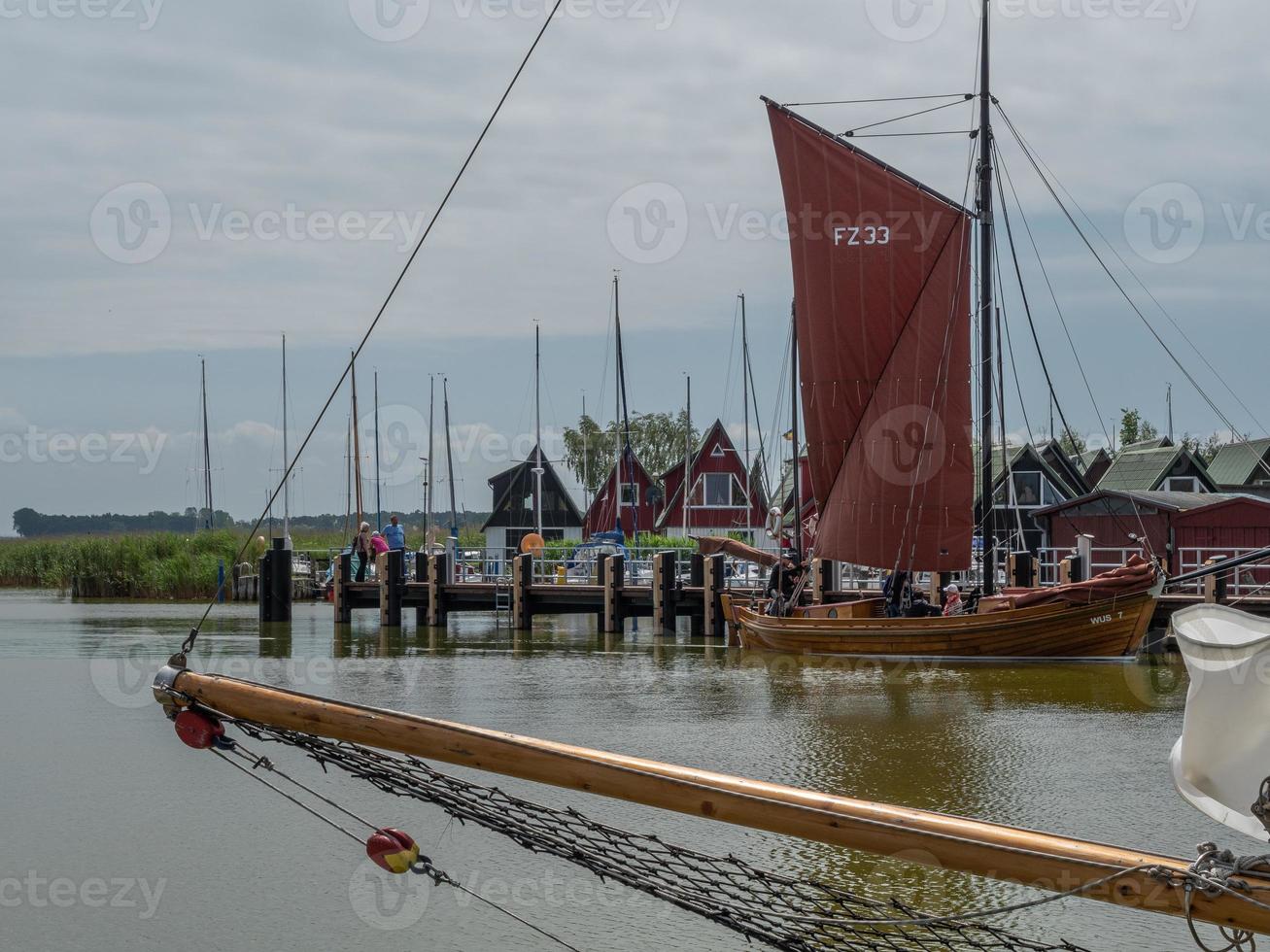 ahrenshoop no mar báltico na alemanha foto