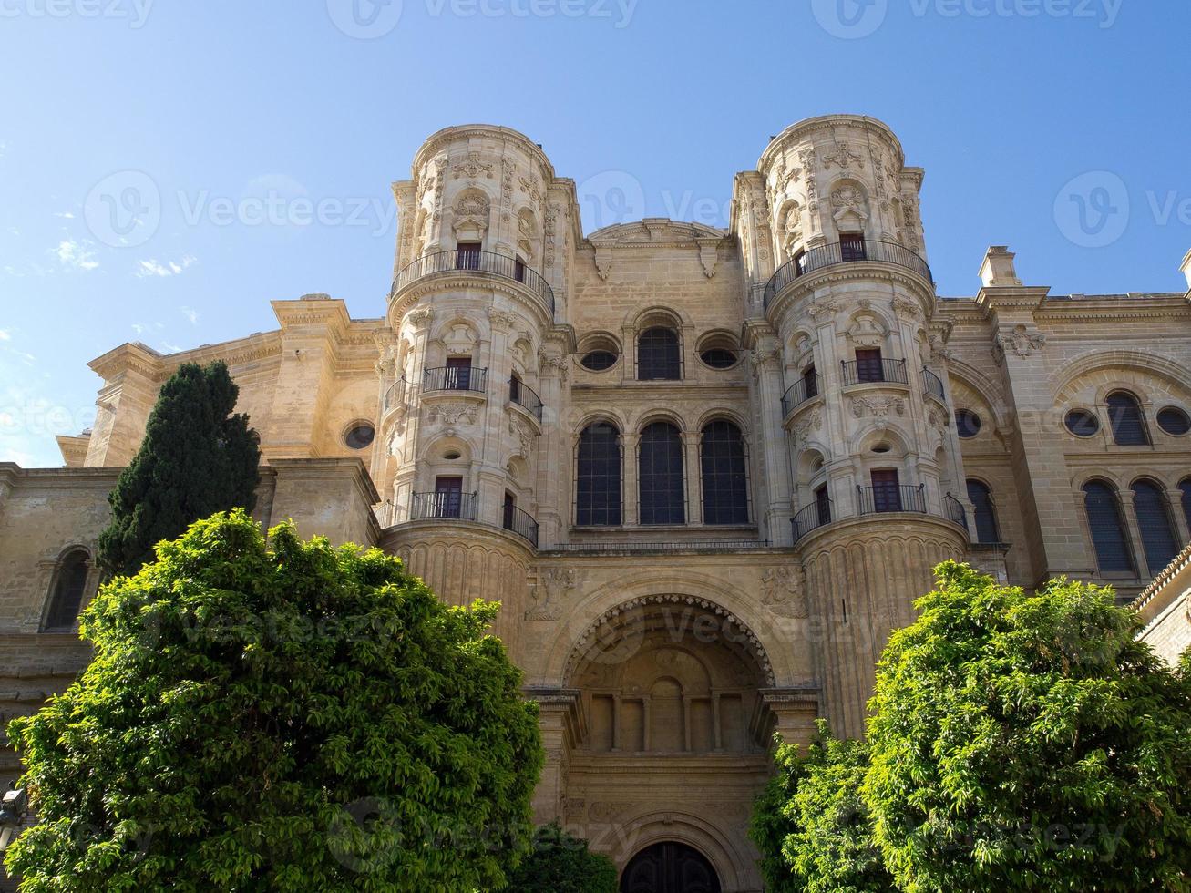 a cidade de málaga na espanha foto