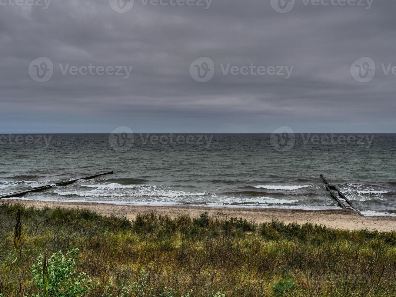 ahrenshoop no mar báltico na alemanha foto