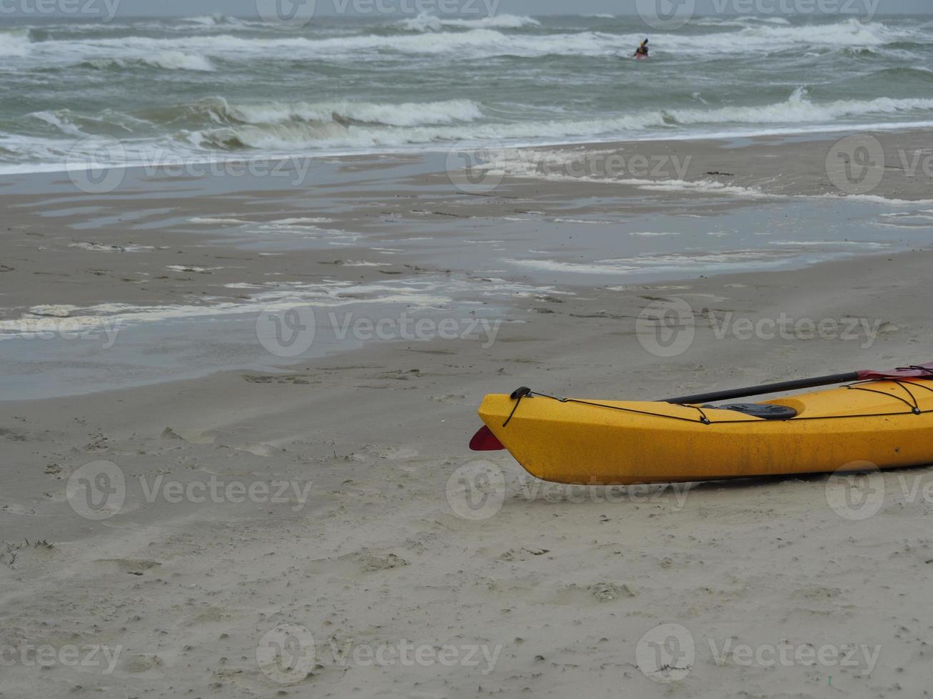 a praia de juist na alemanha foto