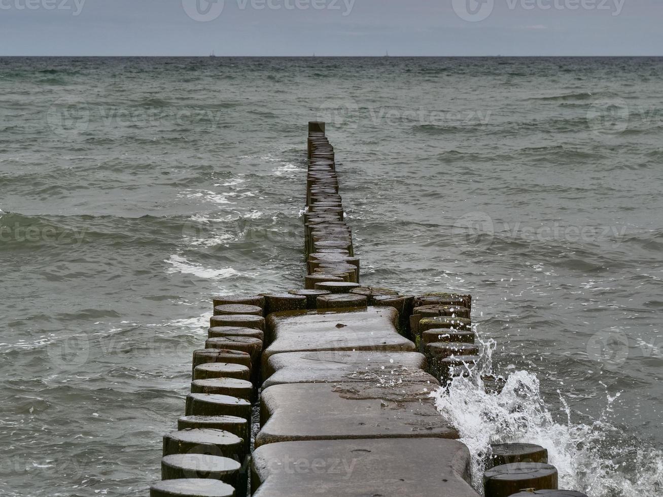 ahrenshoop no mar báltico foto