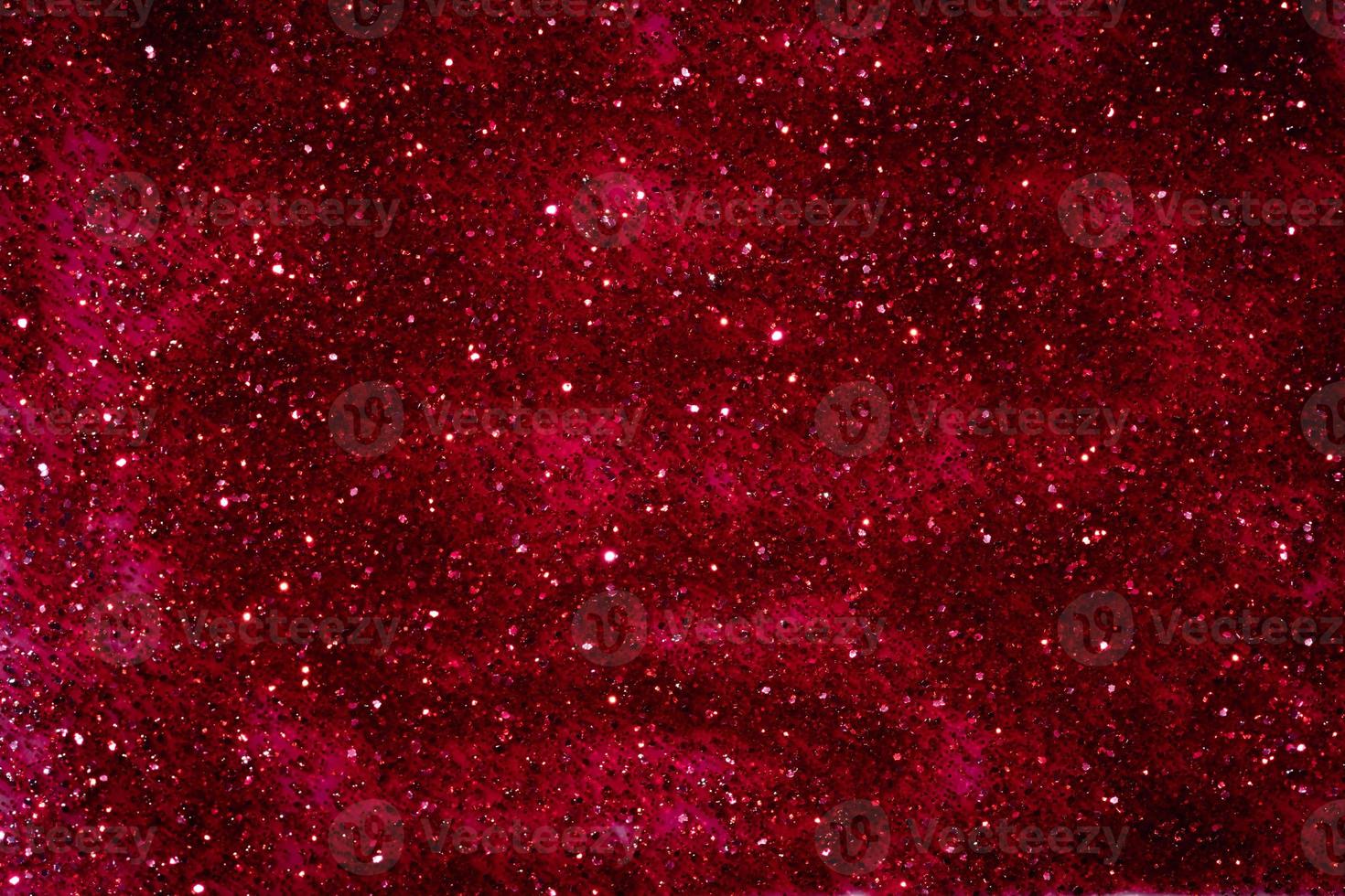 textura de glitter vermelho foto