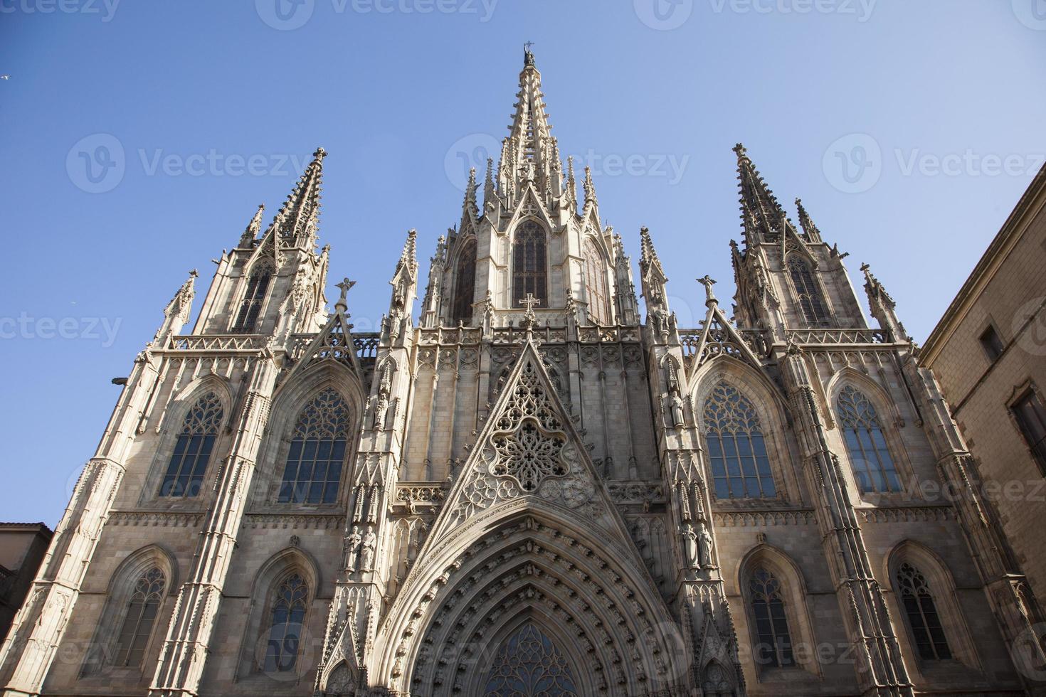 catedral gótica de barcelona foto