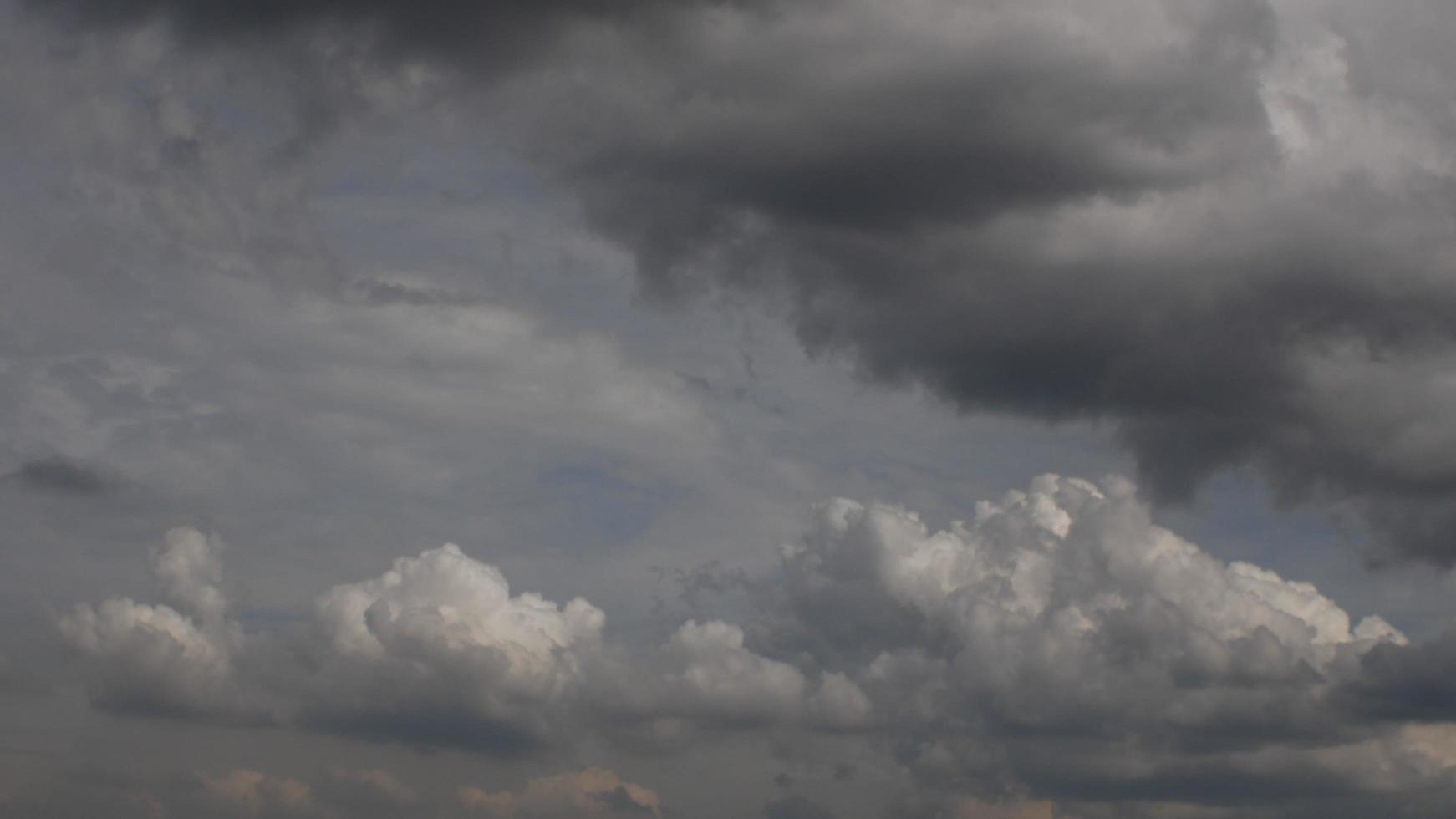 imagem do céu de nuvens brancas em um dia quente foto