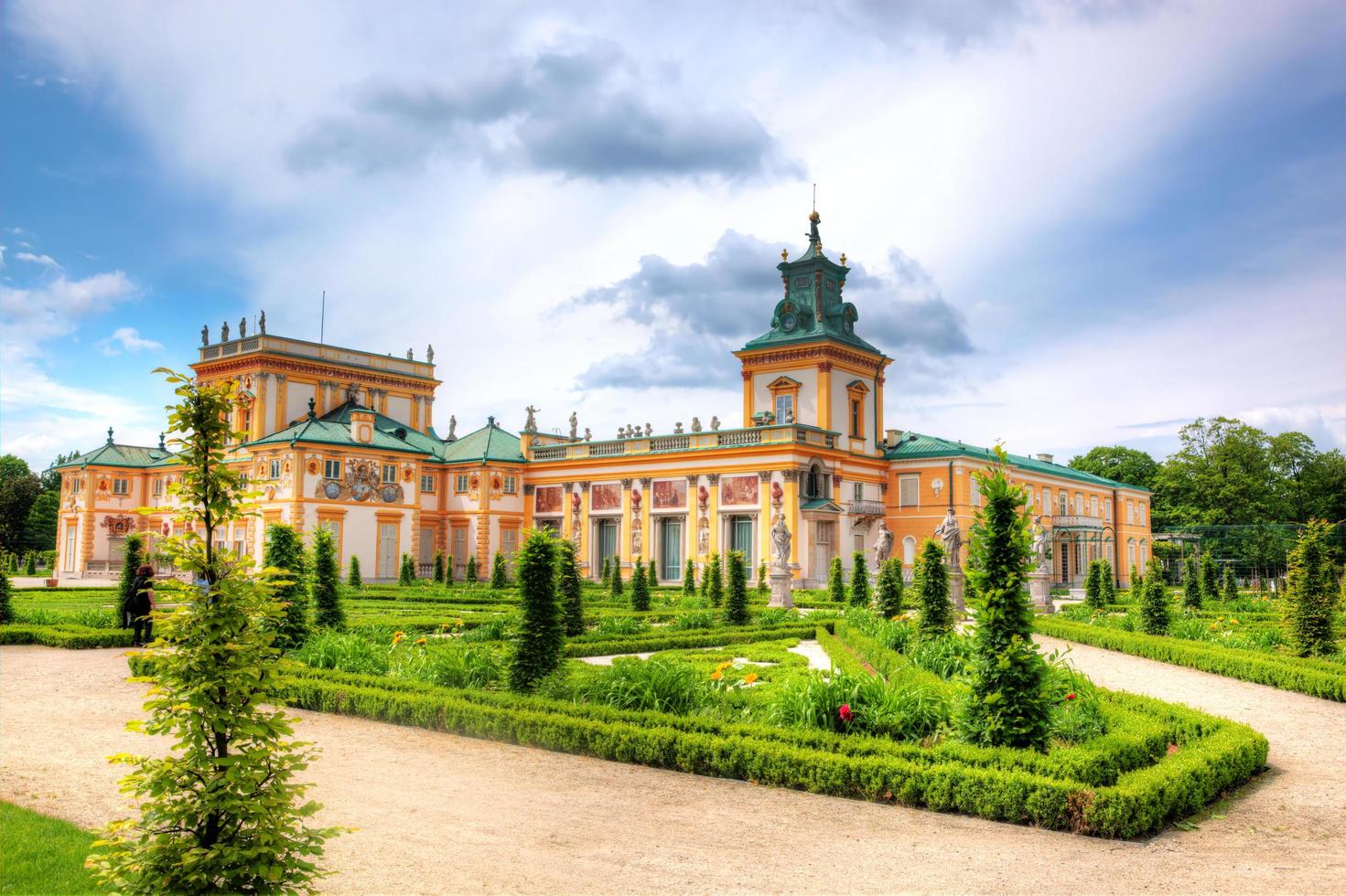 Varsóvia, Polônia, 2022 - Palácio Wilanow em Varsóvia, Polônia foto