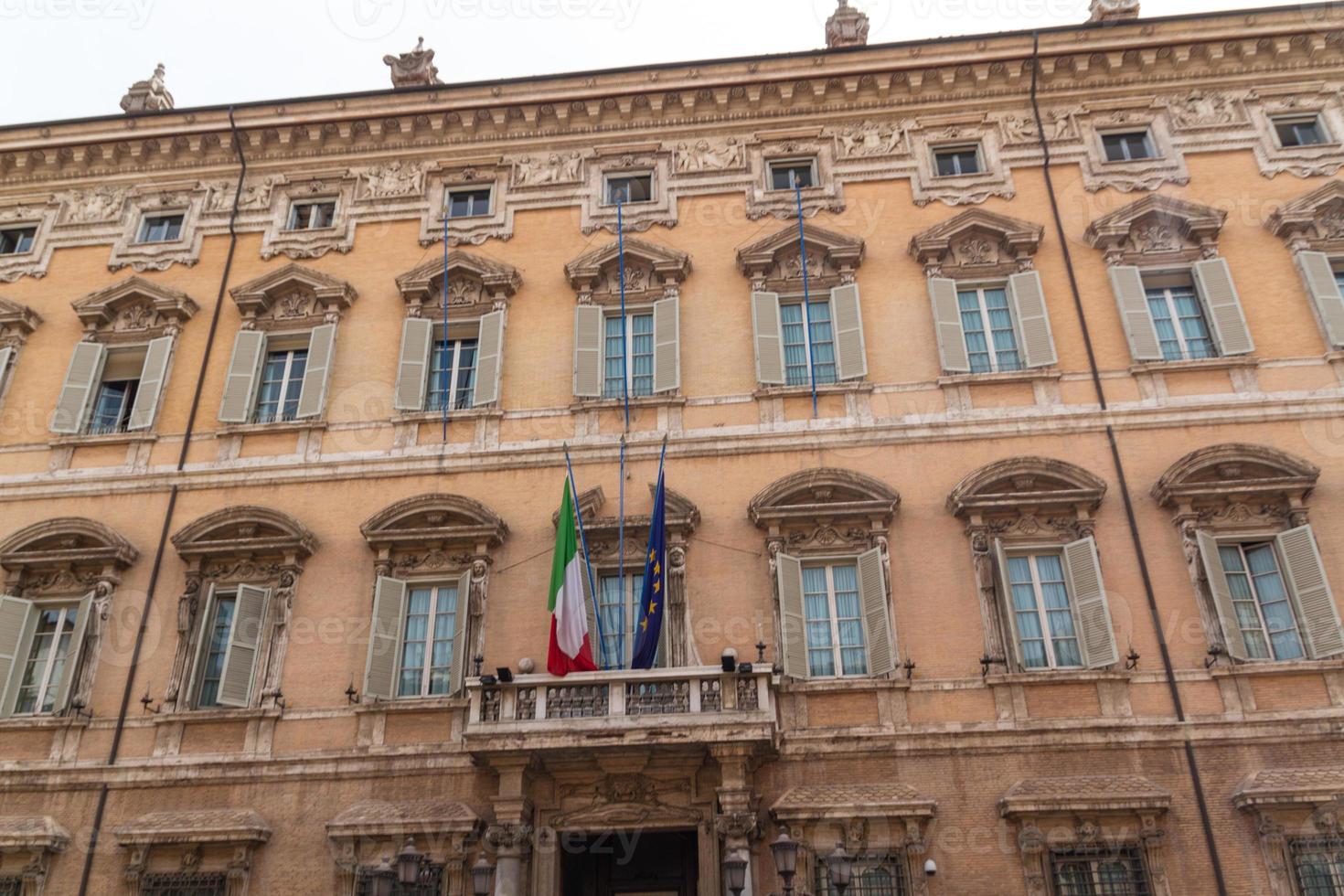 Roma, Itália. detalhes arquitetônicos típicos da cidade velha foto