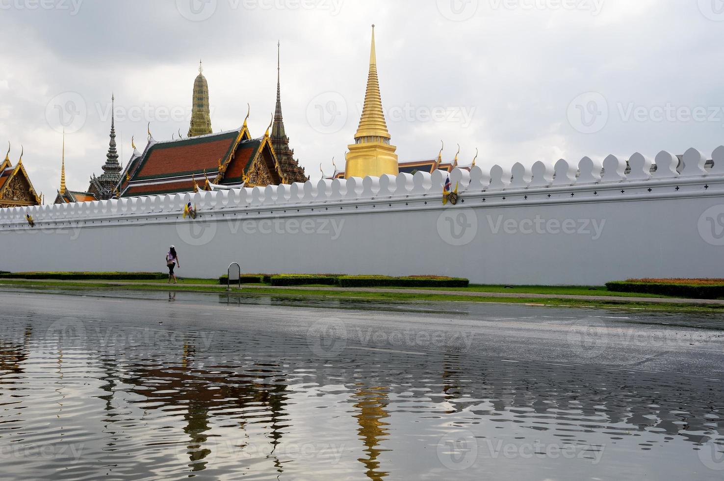 Templo de Wat Phra Kaew, Banguecoque, Tailândia foto
