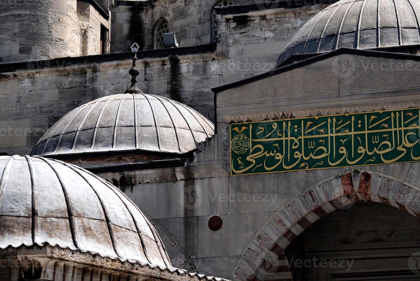 a mesquita azul em Istambul, Turquia foto