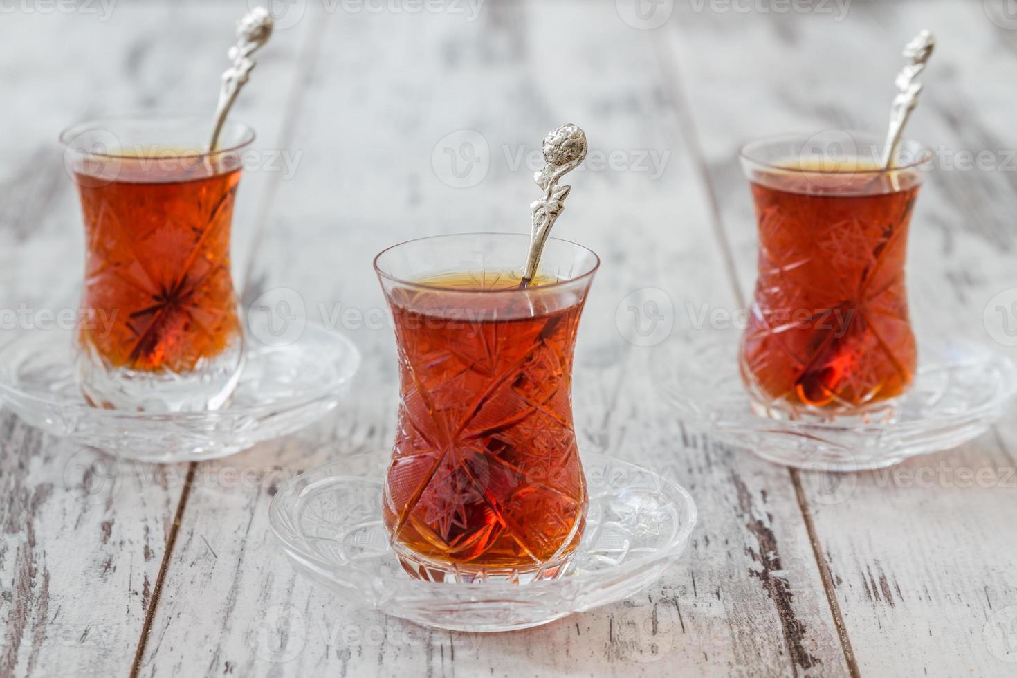 chá turco tradicional foto