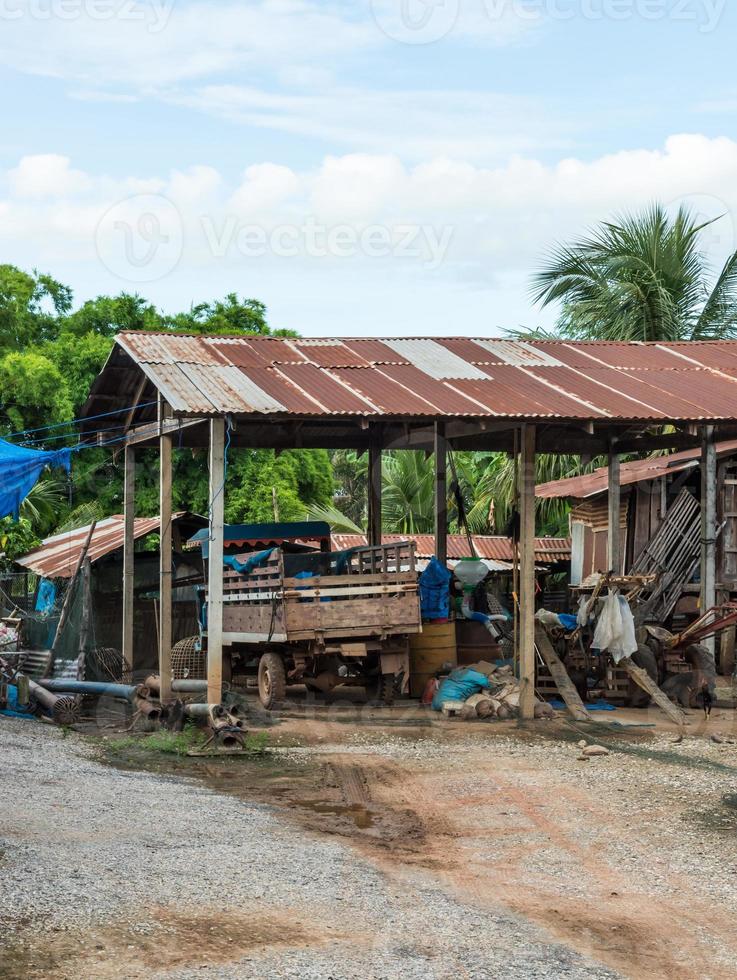 a garagem velha foto