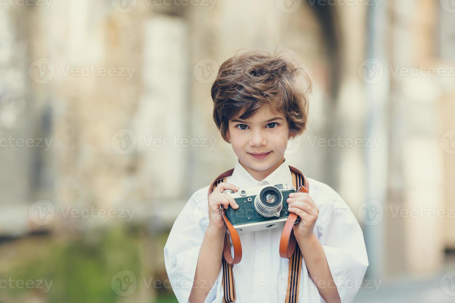 retrato de criança foto