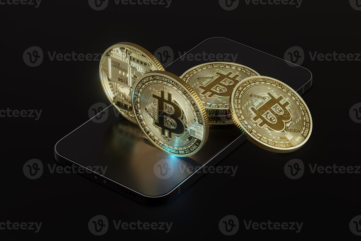 criptomoeda bitcoin a moeda futura, tendências de criptomoeda, bitcoins no celular foto