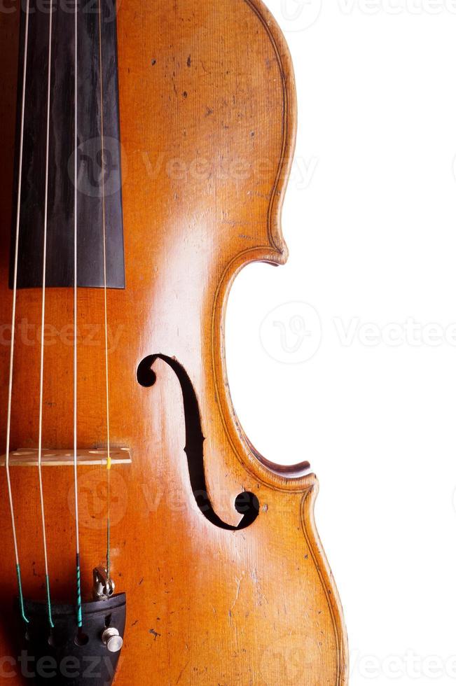 detalhe de violino ou violino foto