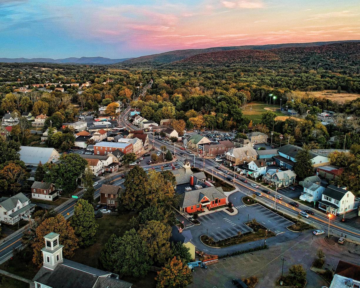 washingtonville, nova york drone photo foto