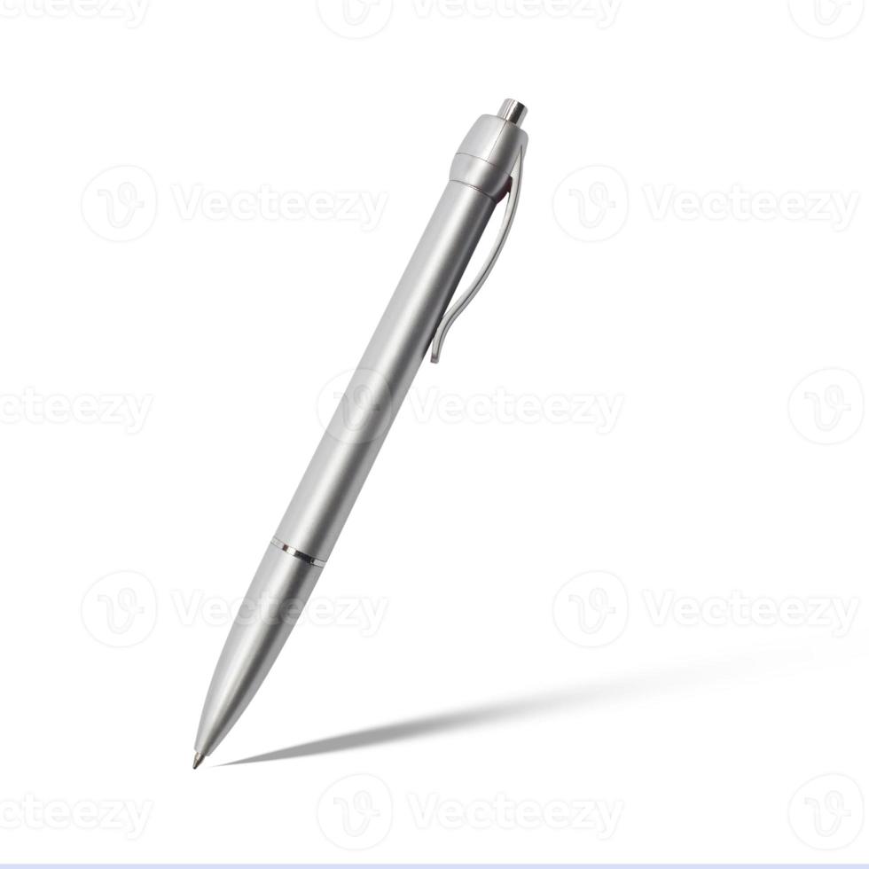 caneta isolada em um fundo branco foto