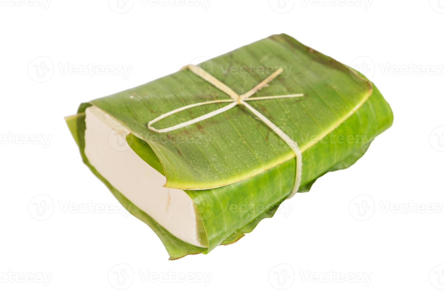 tofu no pacote de tradição foto